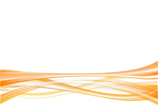 abstract flow line - orange