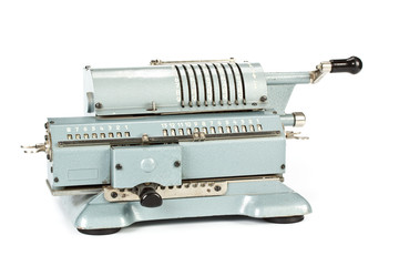 Vintage mechanical calculator