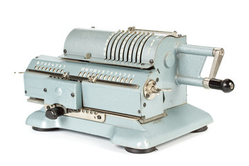 Vintage mechanical calculator