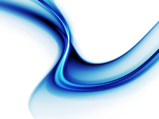 blue abstract motion, flowing energy