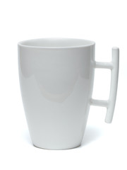 White mug.