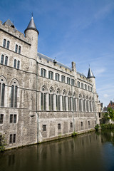 Fototapeta na wymiar Castle, Ghent, Belgium