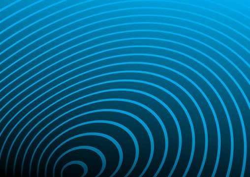 Blue Concentric Circles For Bussiness Background