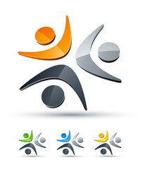 Business logo design color collection