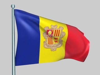 Nationalflagge Andorra