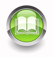 Book glossy icon