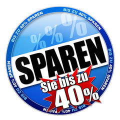 bis zu 40% Sparen