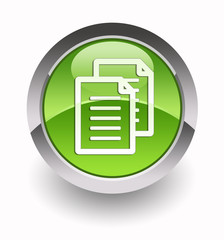 Document glossy icon