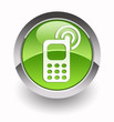 Cell-phone glossy icon