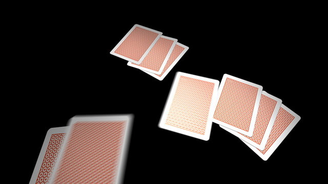 cards animation (four aces and royal flush)
