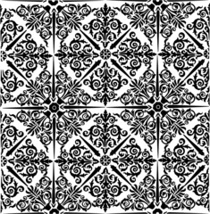 abstract black tiled background