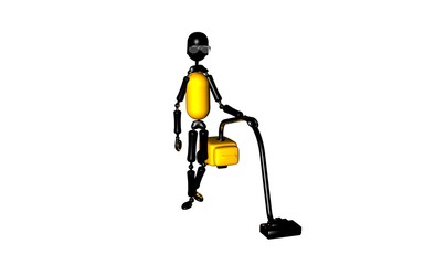 Obraz premium staubsauger mannequin