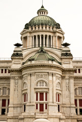 Obraz premium Marbel building, The Throne Hall in Bangkok