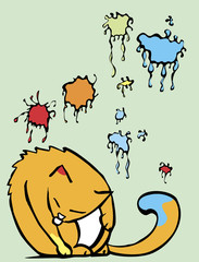 Painting Cat