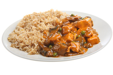 Chinese Chicken Curry & Fried Rice