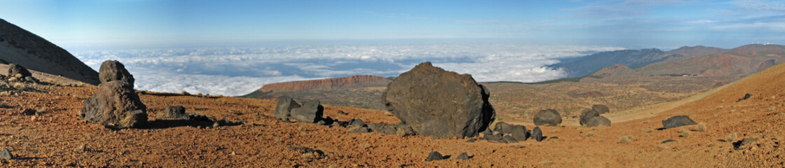Los Huevos del Teide - Panorama