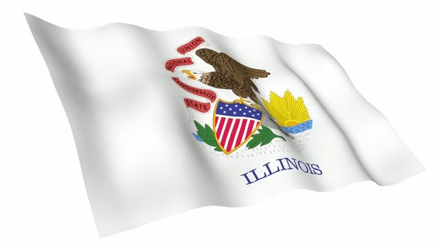 Illinois (US) Animated Flag