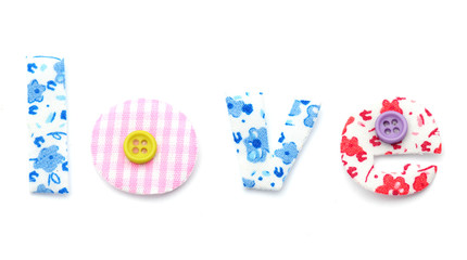 Love in material letters