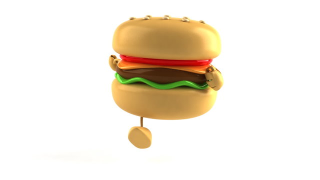 Hamburger qui court
