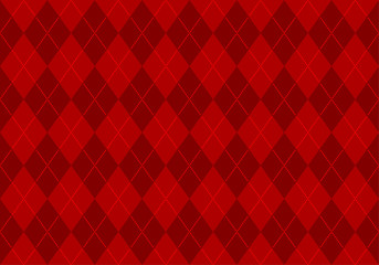Red argyle pattern