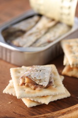 Sardines and Crackers