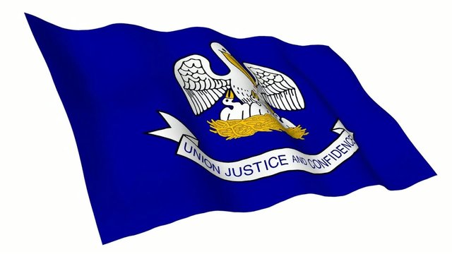 Louisiana (US) Animated Flag