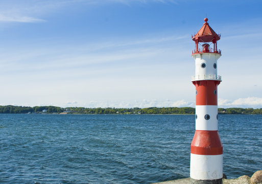 Lighthouse at Flensburg Fjord (Baltic Sea, Germany)