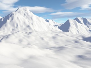 Obraz premium Winter im Gebirge