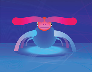 Fantastic  shone creature.