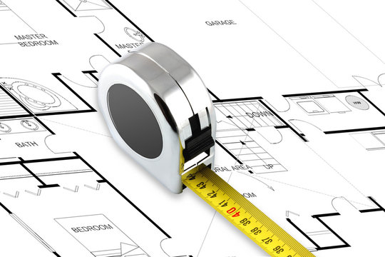 progetto architettonico con metro