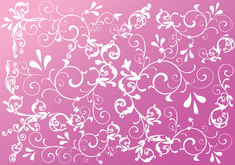 white and lilac curled background