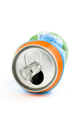 Crushed can