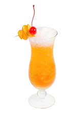 Orange cocktail  isolated