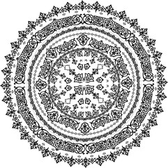 round of eastern decoration