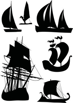 ship silhouette collection