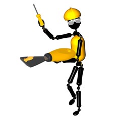 Fototapeta premium spachtel mannequin