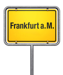 Frankfurt am Main Schild