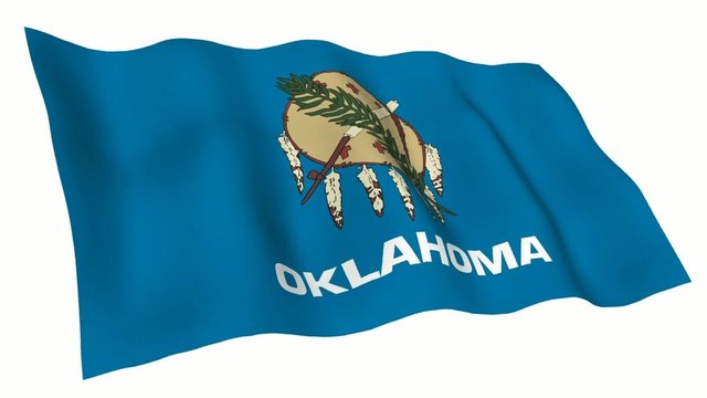 Oklahoma (US) Animated Flag