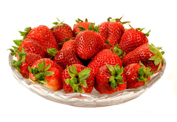 BOWL OF FRESH STRAWBERRIES
