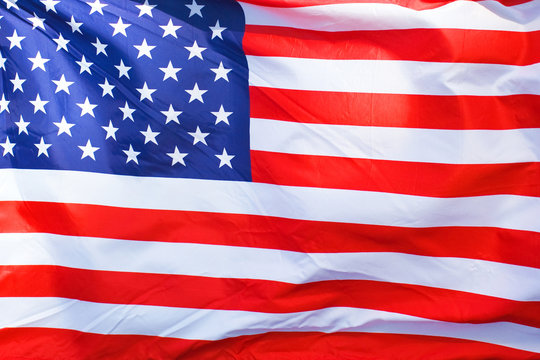 an American flag background waving in the wind