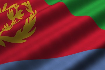 Fototapeta premium Eritrean Flag