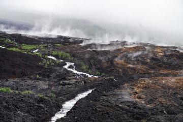 Vapeurs volcaniques