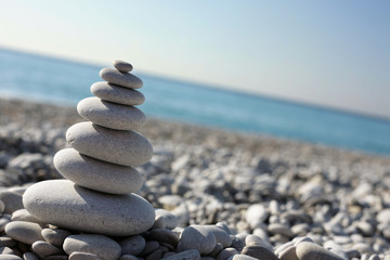 Piedras Zen en la Playa