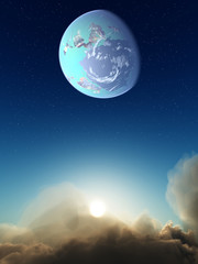 Obraz na płótnie Canvas Clouds And Space 12