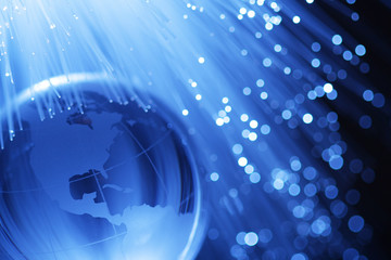 Earth & fiber optics
