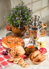 Bread, Tea And Samovar