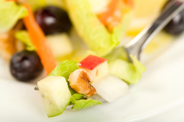 Endive Salad with Walnut and Apple