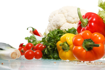 .fresh vegetables