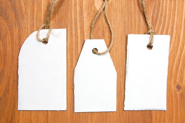 blank price tag