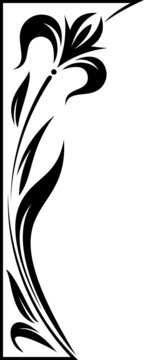 Original Vector Floral Ornament